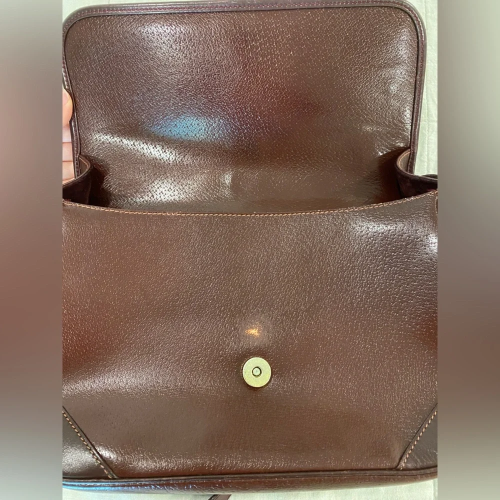 Gucci Brown Leather Crossbody Bag - Picture 14 of 16